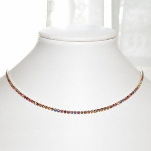 Forever 21 Multicolor Rhinestone Necklace